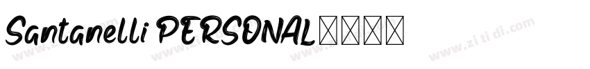 Santanelli PERSONAL字体转换